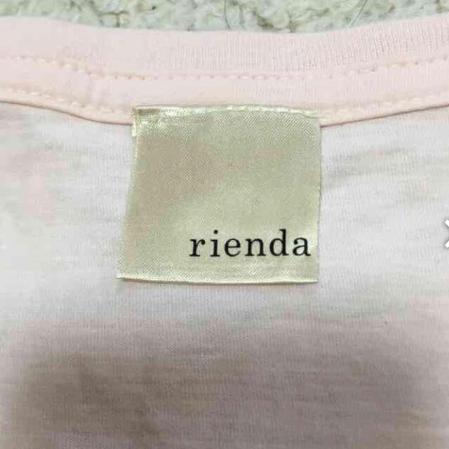 rienda(リエンダ)のrienda Tシャツ レディースのトップス(Tシャツ(半袖/袖なし))の商品写真