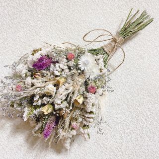 ドライフラワースワッグ✿prettyパンパスグラス40cm(ドライフラワー)