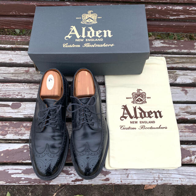 希少❗️bpr BEAMS別注《Alden》9753アメリカンブローグ カーフ