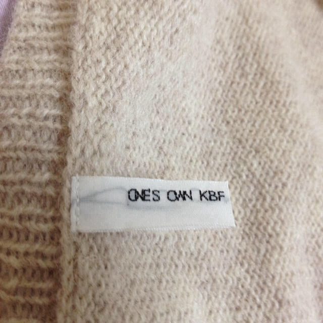 KBF(ケービーエフ)のKBF＊ベージュニット レディースのトップス(ニット/セーター)の商品写真
