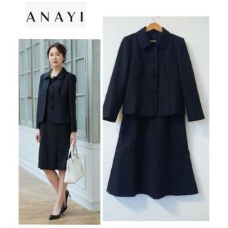 アナイ(ANAYI)の【美品】ANAYI アナイ36  お受験スーツ ウール  ステンカラー(スーツ)