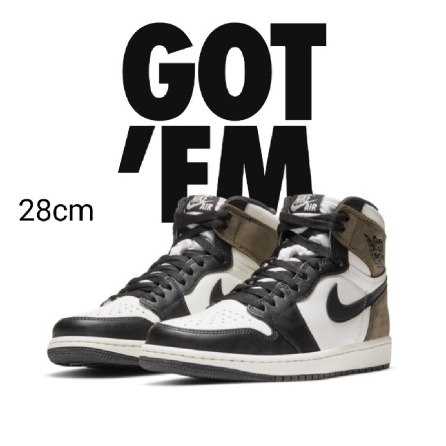 NIKE(ナイキ)のNIKE AIR JORDAN 1 HIGH OG "DARK MOCHA" メンズの靴/シューズ(スニーカー)の商品写真