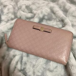 グッチ(Gucci)の【GUCCI】財布/ピンク(財布)