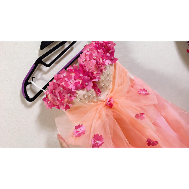 カラードレス ピンク 花柄 の通販 By モモ S Shop ラクマ