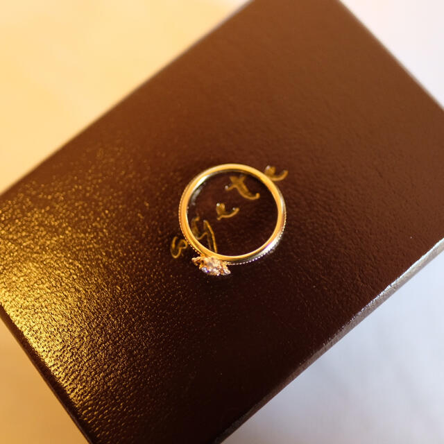 agete(アガット)のK18 ダイヤモンドリング　限定 レディースのアクセサリー(リング(指輪))の商品写真
