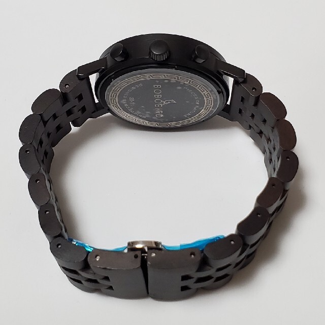 【海外直輸入・新品未使用】ボボバード ユニセックス 最高級木製腕時計 ブラック メンズの時計(腕時計(アナログ))の商品写真