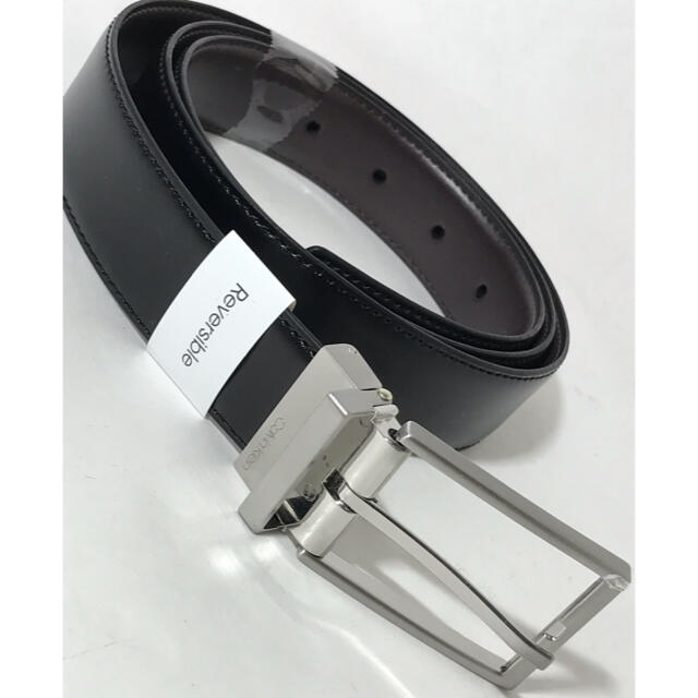 Calvin Klein(カルバンクライン)の正規品 新品カルバンクライン 高級牛革12100円 リバーシブルベルト メンズのファッション小物(ベルト)の商品写真