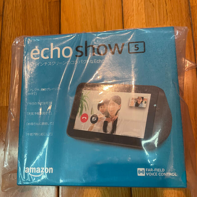 ECHO(エコー)の新品未開封　amazon echo show 5 スマホ/家電/カメラのオーディオ機器(スピーカー)の商品写真