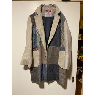 ハリスツイード(Harris Tweed)のハリスツイード コート Ꮇ(ステンカラーコート)