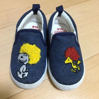 スヌーピー(SNOOPY)のSNOOPY  キッズ　スニーカー　14㎝(スニーカー)