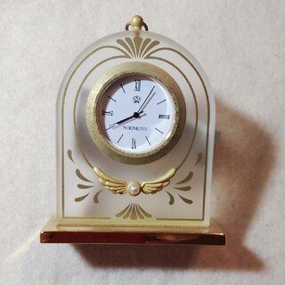 ミキモト(MIKIMOTO)のミキモトパール付き置き時計(置時計)