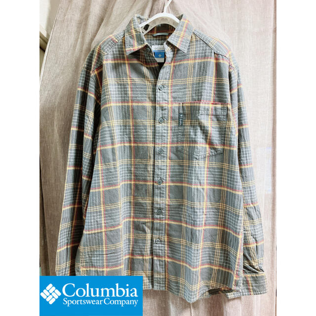 Columbia(コロンビア)のコロンビア.チェックネルシャツ.ブラウン.メンズS メンズのトップス(シャツ)の商品写真