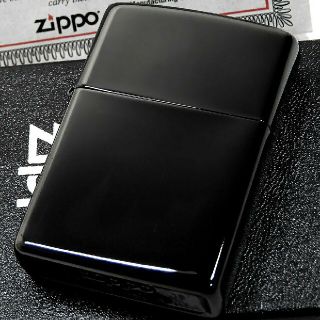 ジッポー(ZIPPO)の(送料込み)ZIPPO◇ブラックコーティング◇真ブラック◇PVD◇ジッポ(タバコグッズ)