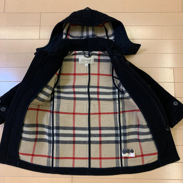 BURBERRY(バーバリー)の【美品】バーバリーキッズ　ダッフルコート キッズ/ベビー/マタニティのキッズ服女の子用(90cm~)(コート)の商品写真