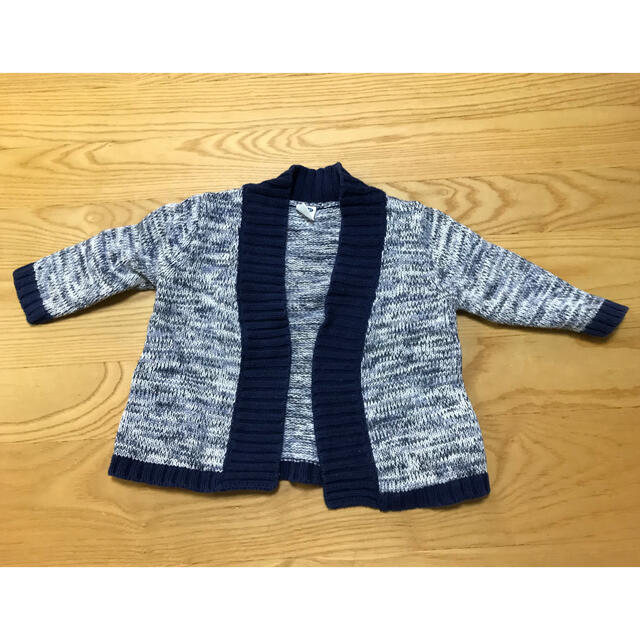 Old Navy(オールドネイビー)のOLD NAVY ベビー　カーディガン　size3-6M 紺 キッズ/ベビー/マタニティのベビー服(~85cm)(カーディガン/ボレロ)の商品写真