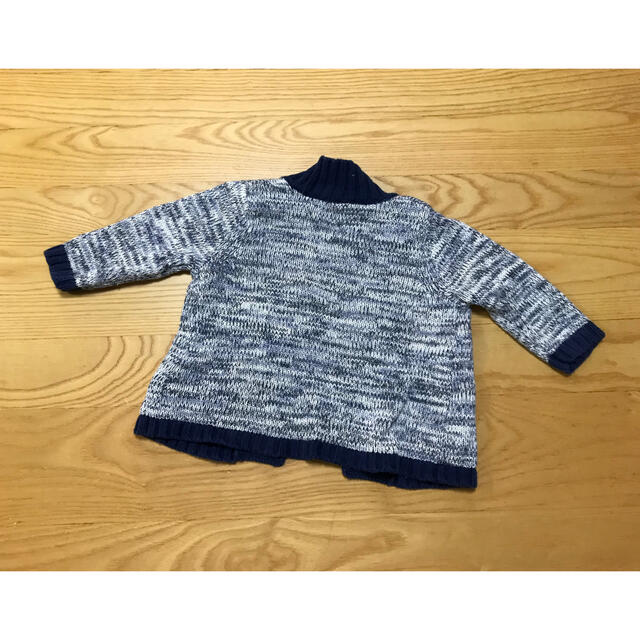 Old Navy(オールドネイビー)のOLD NAVY ベビー　カーディガン　size3-6M 紺 キッズ/ベビー/マタニティのベビー服(~85cm)(カーディガン/ボレロ)の商品写真