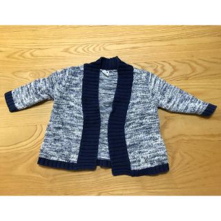 オールドネイビー(Old Navy)のOLD NAVY ベビー　カーディガン　size3-6M 紺(カーディガン/ボレロ)