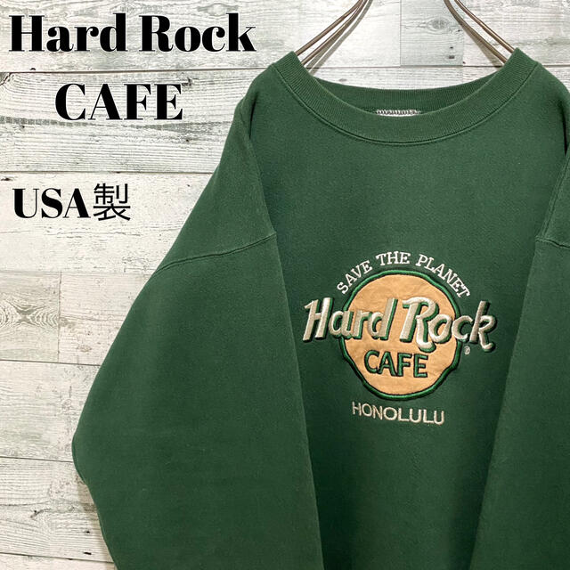 ROCK HARD - 【激レア】ハードロックカフェ☆USA製 刺繍ビッグロゴ ...