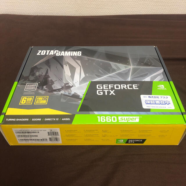 PCパーツZOTAC GAMING GeForce GTX 1660