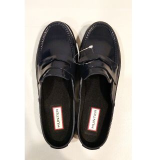 ハンター(HUNTER)のtam-tam様専用【新品】HUNTER レインローファーサンダル NAVY(レインブーツ/長靴)