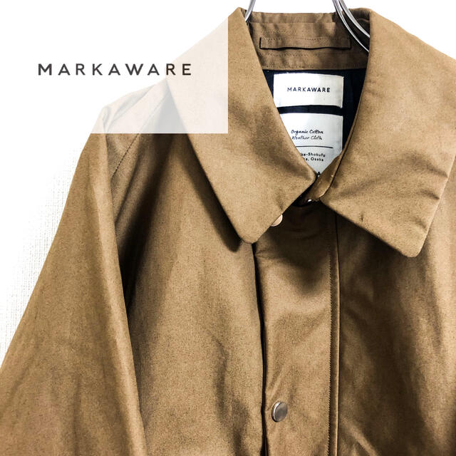 markaware マーカ オーガニックコットン  ウェイファーラーコート 新品メンズ