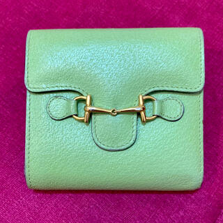 グッチ(Gucci)のGUCCI 緑　ヴィンテージ　財布(財布)