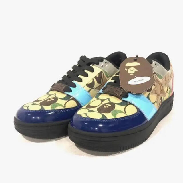 靴/シューズBAPE × coach コラボスニーカー　新品未使用　25.5cm