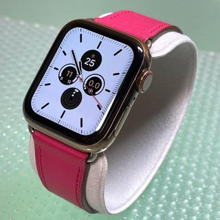 アップルウォッチ(Apple Watch)のApple Watch Series 4 セルラー 40mm ゴールドステンレス(その他)