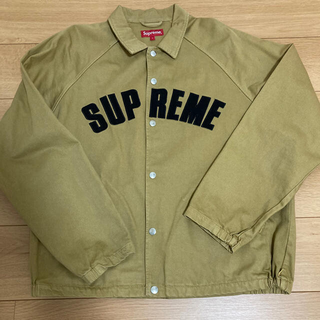 supreme snap front twill jacket ベージュ ジャケット/アウター ...