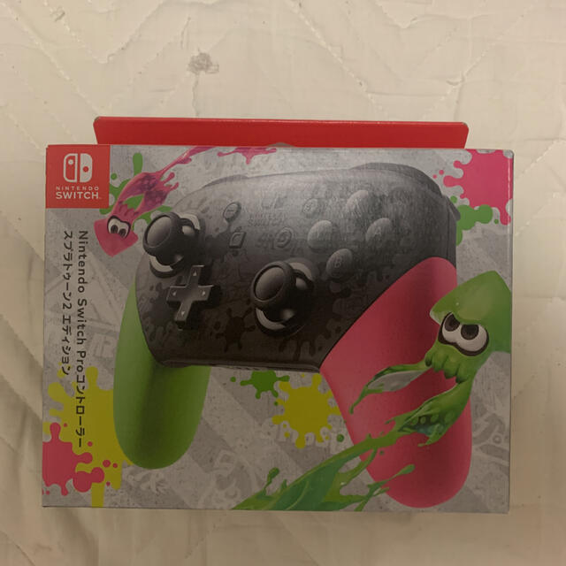 新品☆NINTENDO SWITCH PROコントローラー スプラ…