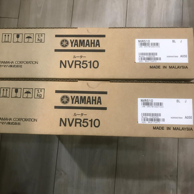 ヤマハ(ヤマハ)のYAMAHA NVR510 2台 スマホ/家電/カメラのPC/タブレット(PC周辺機器)の商品写真