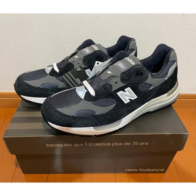 New Balance M992GG USA ネイビー 26.5cm 送料込