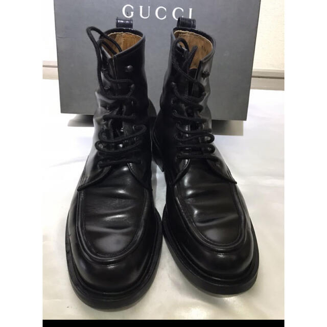 Gucci(グッチ)の【美品】Gucci グッチ アンクルブーツ ショートブーツ 41ハーフ メンズの靴/シューズ(ブーツ)の商品写真