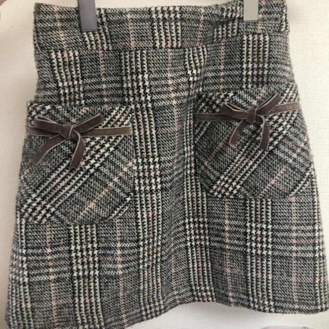 Honey Cinnamon(ハニーシナモン)のHoney Cinnamon ツイードスカート レディースのスカート(ミニスカート)の商品写真