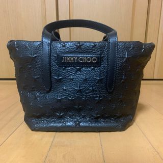 ジミーチュウ(JIMMY CHOO)の美品　ジミーチュウ　ミニサラ　MINISARA ミニトートバッグ(ハンドバッグ)