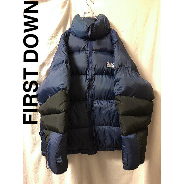 THE NORTH FACE(ザノースフェイス)のFIRST DOWN ダウンジャケット　バルトロタイプ　L 雪山タグ　90s メンズのジャケット/アウター(ダウンジャケット)の商品写真