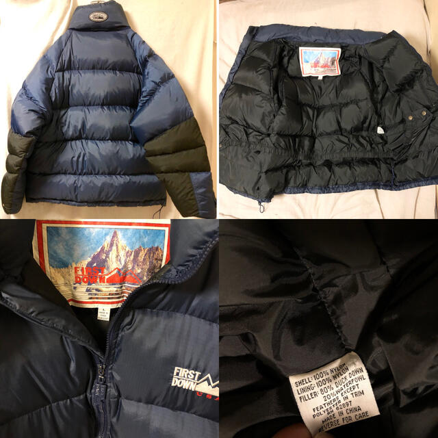 THE NORTH FACE(ザノースフェイス)のFIRST DOWN ダウンジャケット　バルトロタイプ　L 雪山タグ　90s メンズのジャケット/アウター(ダウンジャケット)の商品写真