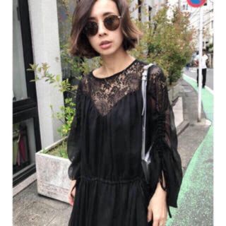 アメリヴィンテージ(Ameri VINTAGE)のAMERI MEDI NASTURTIUM OVERDRESS(ロングワンピース/マキシワンピース)