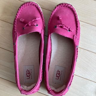 アグ(UGG)のお値下げ　UGG australia◆フラットパンプス/ピンクスウェード(ハイヒール/パンプス)