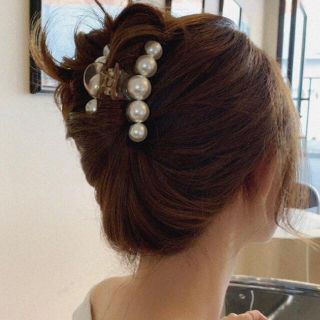 エイミーイストワール(eimy istoire)の【NEW】新品インポート♡5連 パール ヘアクリップ バンクリップ バレッタ(バレッタ/ヘアクリップ)