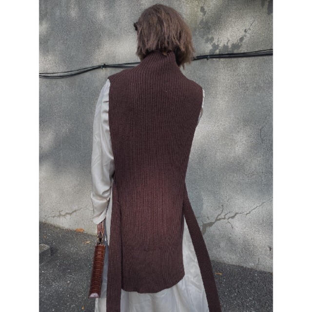 Ameri VINTAGE(アメリヴィンテージ)のAmeri VEST LAYERED SHIRT DRESS レディースのワンピース(ロングワンピース/マキシワンピース)の商品写真