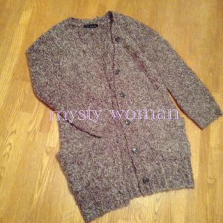 ミスティウーマン(mysty woman)のmysty woman ロングカーデ👕(ブルゾン)