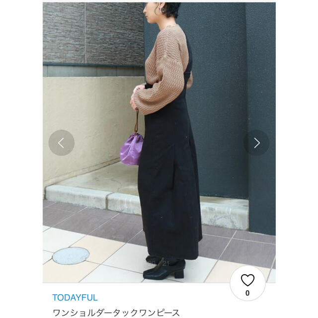 TODAYFUL(トゥデイフル)のTODAYFUL ワンショルダースカート レディースのスカート(ロングスカート)の商品写真