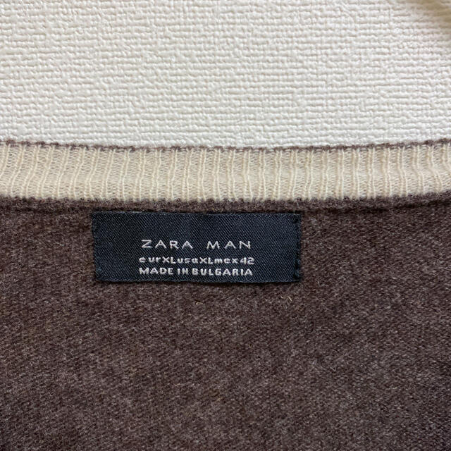 ZARA(ザラ)のZARA ザラ　メンズ　レディース　柄ニット　レア　レトロ　セーター　総柄  メンズのトップス(ニット/セーター)の商品写真