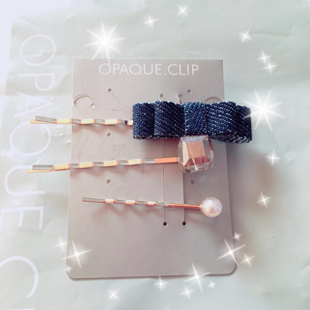 OPAQUE.CLIP(オペークドットクリップ)のりぼんの可愛いピンセット❤️ レディースのヘアアクセサリー(ヘアピン)の商品写真