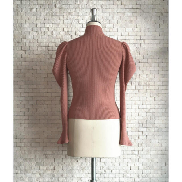 her lip to♡Volume sleeve Rib Knit Top 3