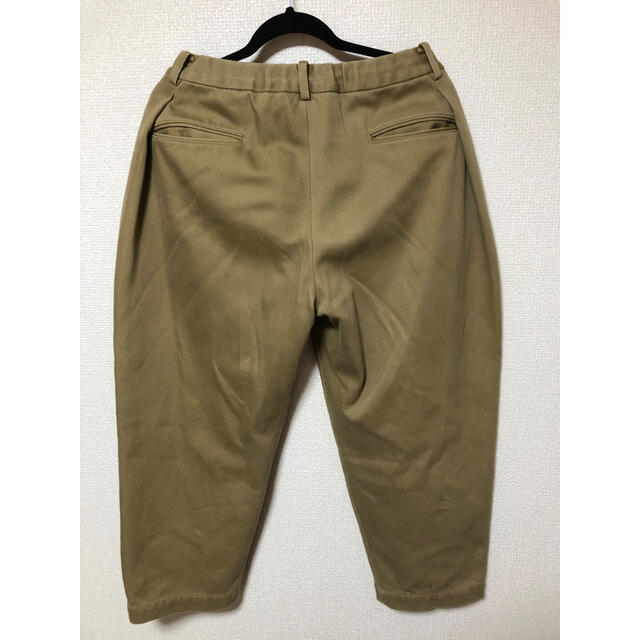 COMOLI(コモリ)のcolina heavy cotton kersey w-tuck pants メンズのパンツ(スラックス)の商品写真