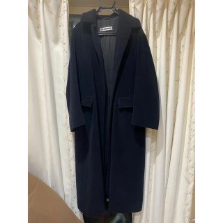 ジルサンダー(Jil Sander)のJIL SANDER アンゴラ ウール オーバーコート サイズ36(ロングコート)