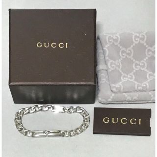 Gucci - GUCCI グッチ ノット シルバー インフィニティ ブレスレット