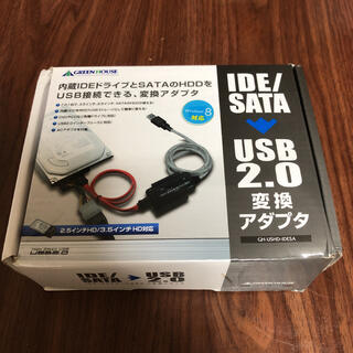 IDE/SATA→USB2.0変換アダプタ　GREEN HOUSE(PC周辺機器)